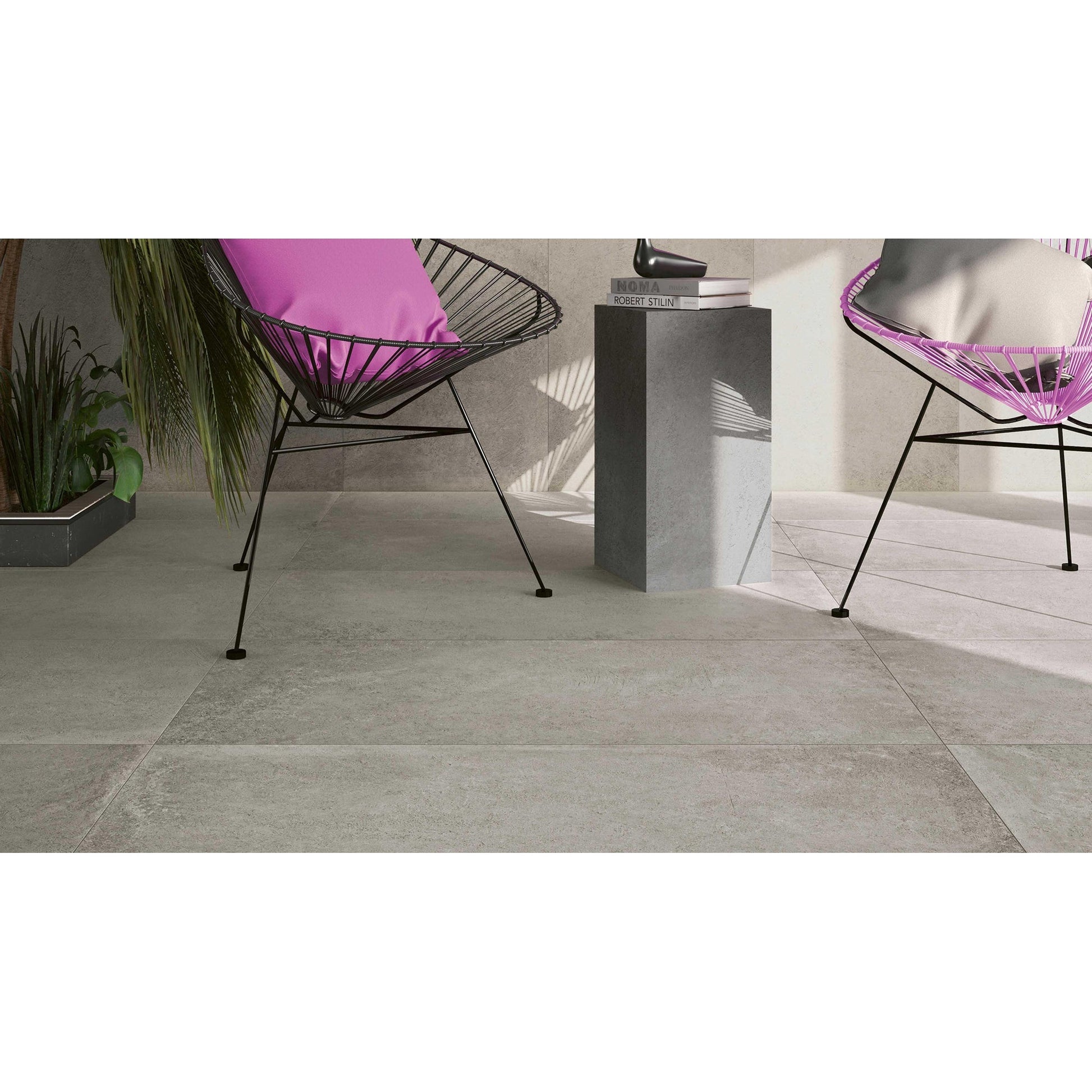 Serenissima Materica 1075362 Vloertegel 300X600 Platino 10mm Mat Ret.R10 - Mozaiektegel.com