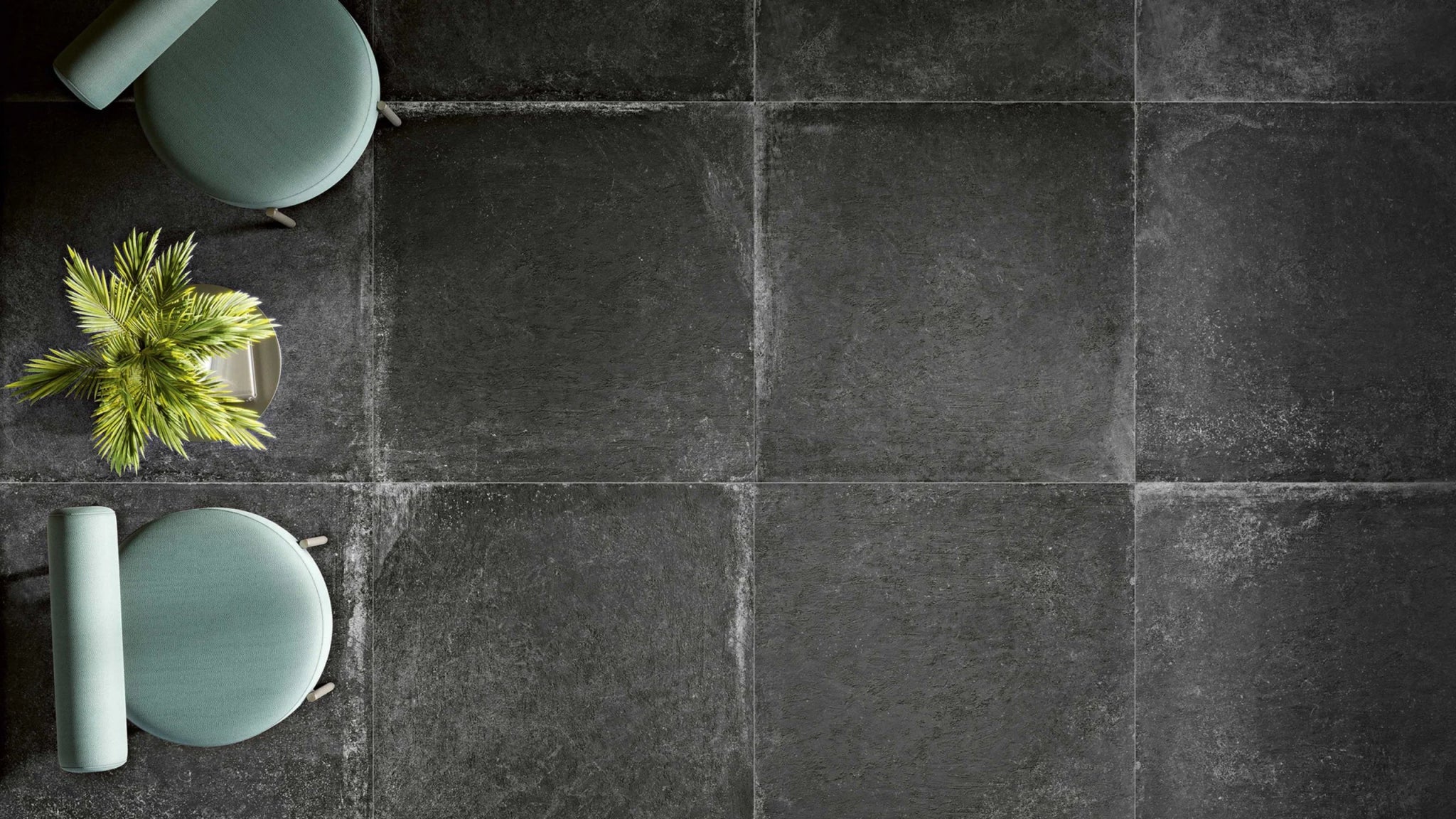 Serenissima Materica 1075370 Vloertegel 1000X1000 Nero 8,5mm Mat Ret.R10 - Mozaiektegel.com