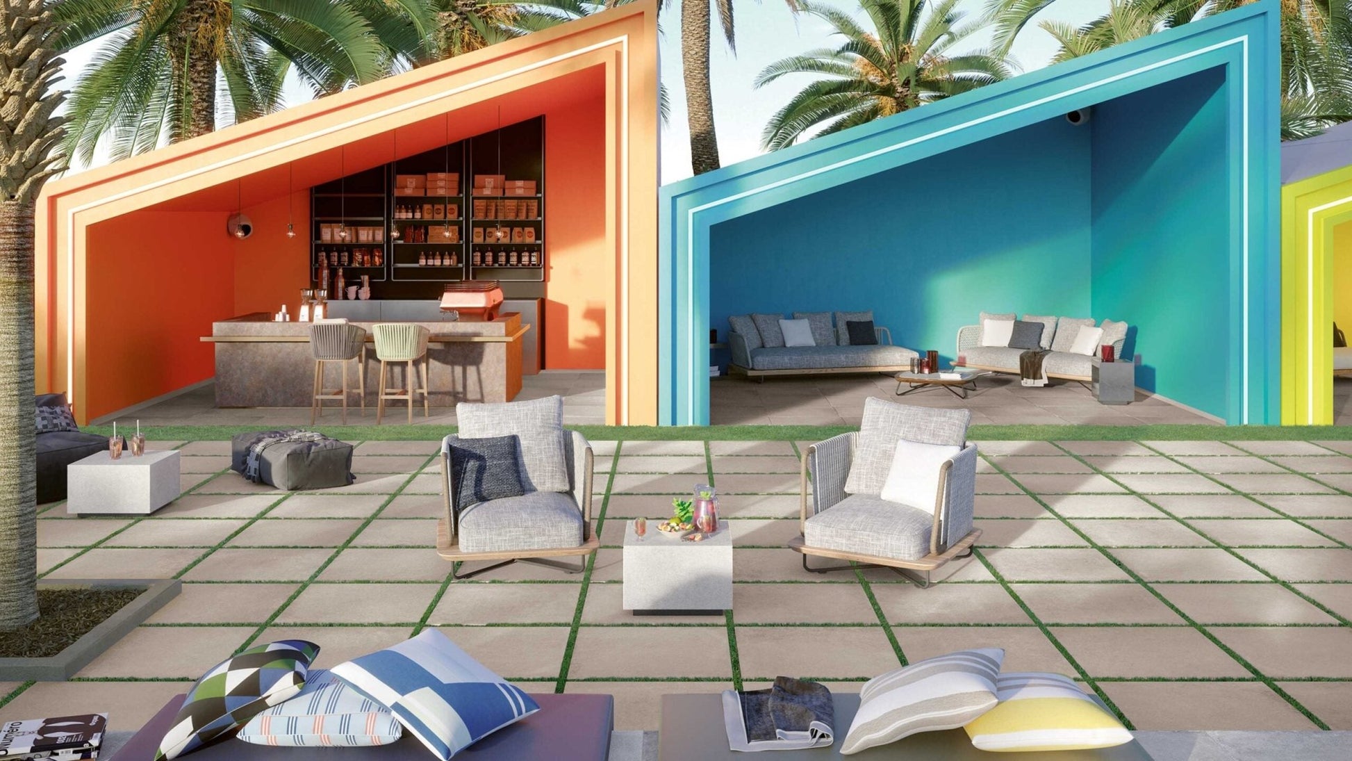 Serenissima Materica 1075372 Vloertegel 1000X1000 Platino 8,5mm Mat Ret.R10 - Mozaiektegel.com