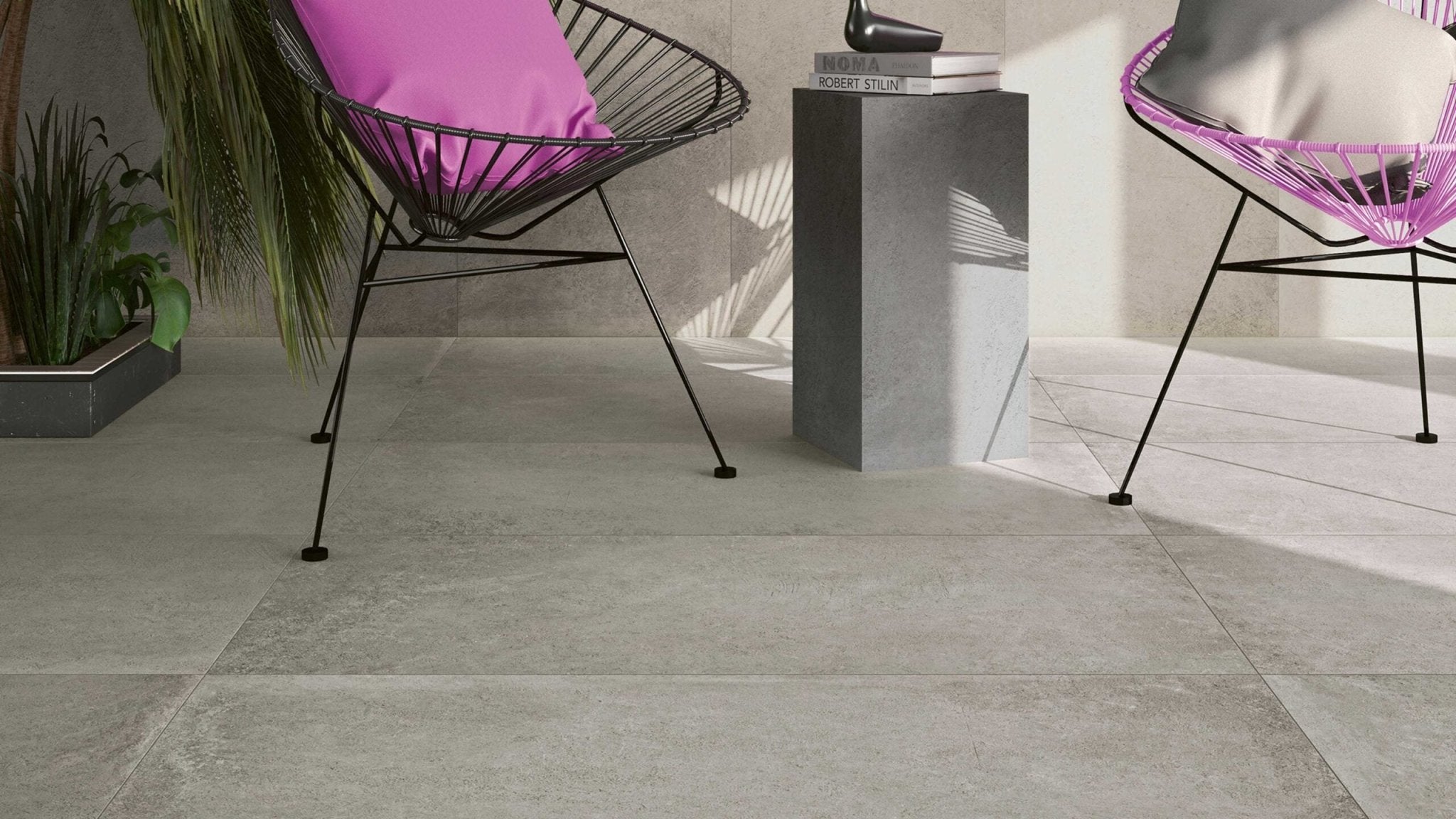 Serenissima Materica 1075372 Vloertegel 1000X1000 Platino 8,5mm Mat Ret.R10 - Mozaiektegel.com