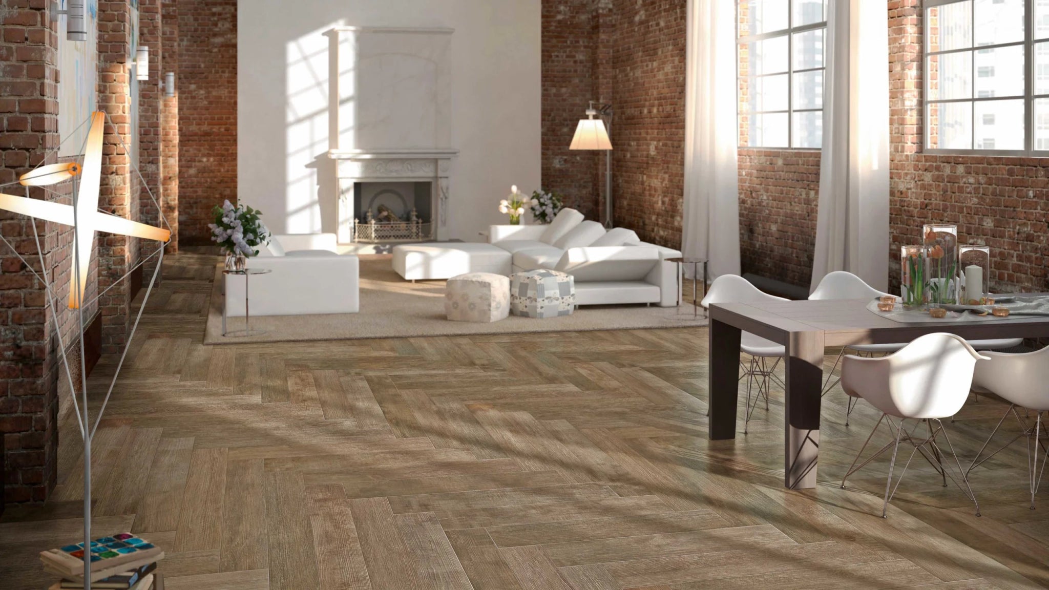 Serenissima Norway 1050639 Vloertegel 200X1200 Golden Sunset 10mm Mat Ret.R10 - Mozaiektegel.com