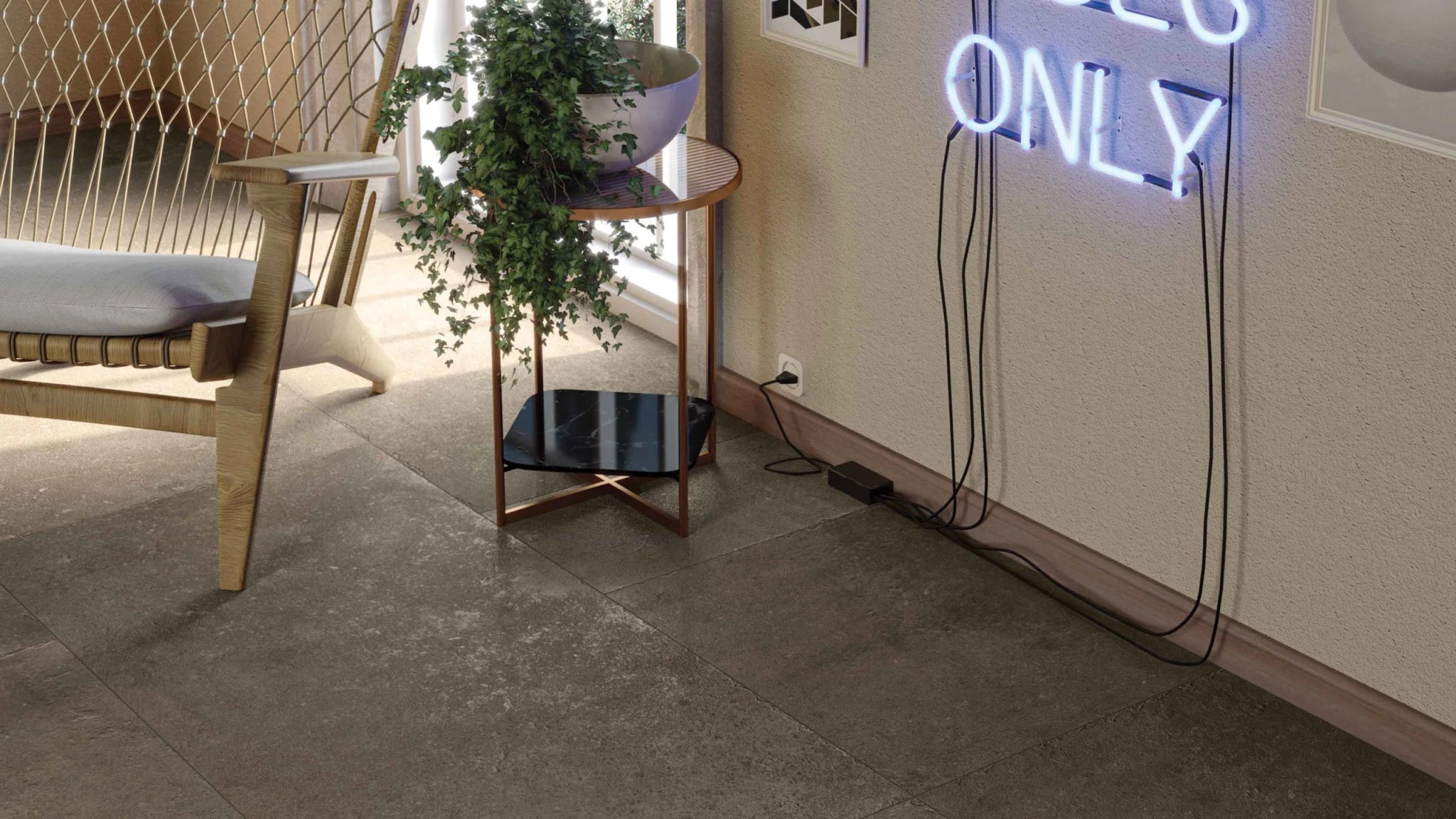 Serenissima Promenade 1067736 Vloertegel 600X1200 Tan 10mm Mat Ret.R10 - Mozaiektegel.com