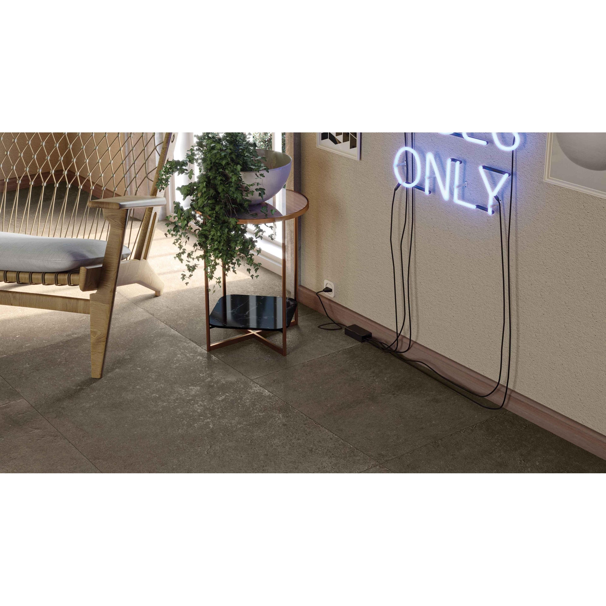 Serenissima Promenade 1067753 Vloertegel 600X600 Tan 10mm Mat Ret.R10 - Mozaiektegel.com