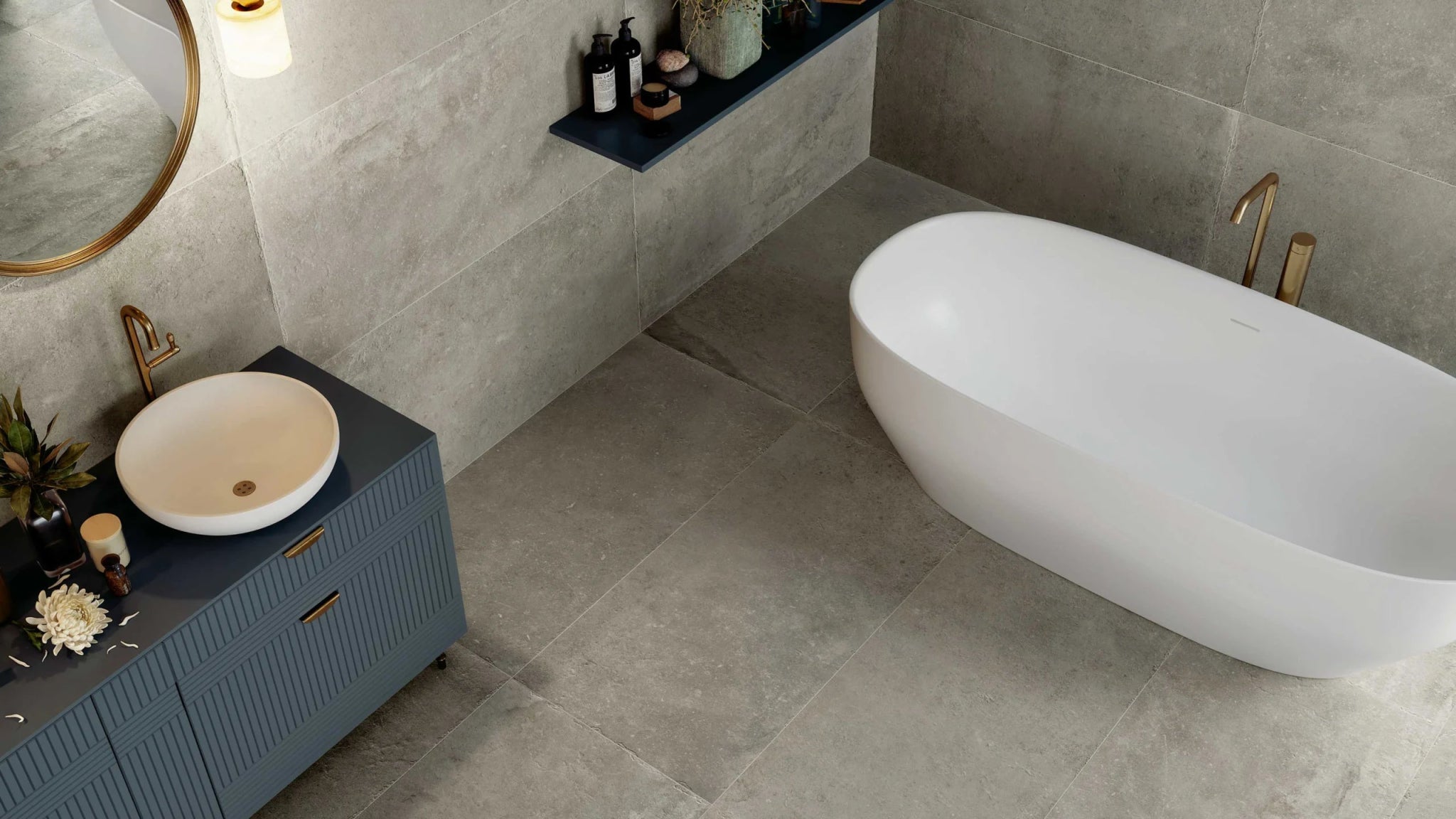 Serenissima Promenade 1068372 Vloertegel 1200X1200 Argento 10mm Mat Ret.R10 - Mozaiektegel.com