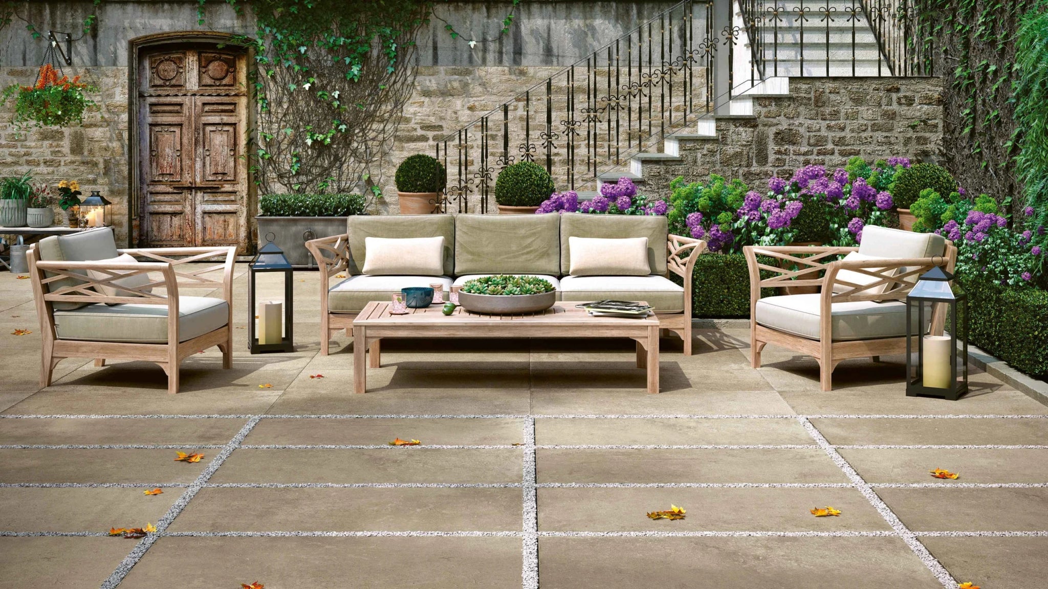 Serenissima Promenade 1069845 Vloertegel 600X1200 Corda 10mm Mat Ret.R11 - Mozaiektegel.com