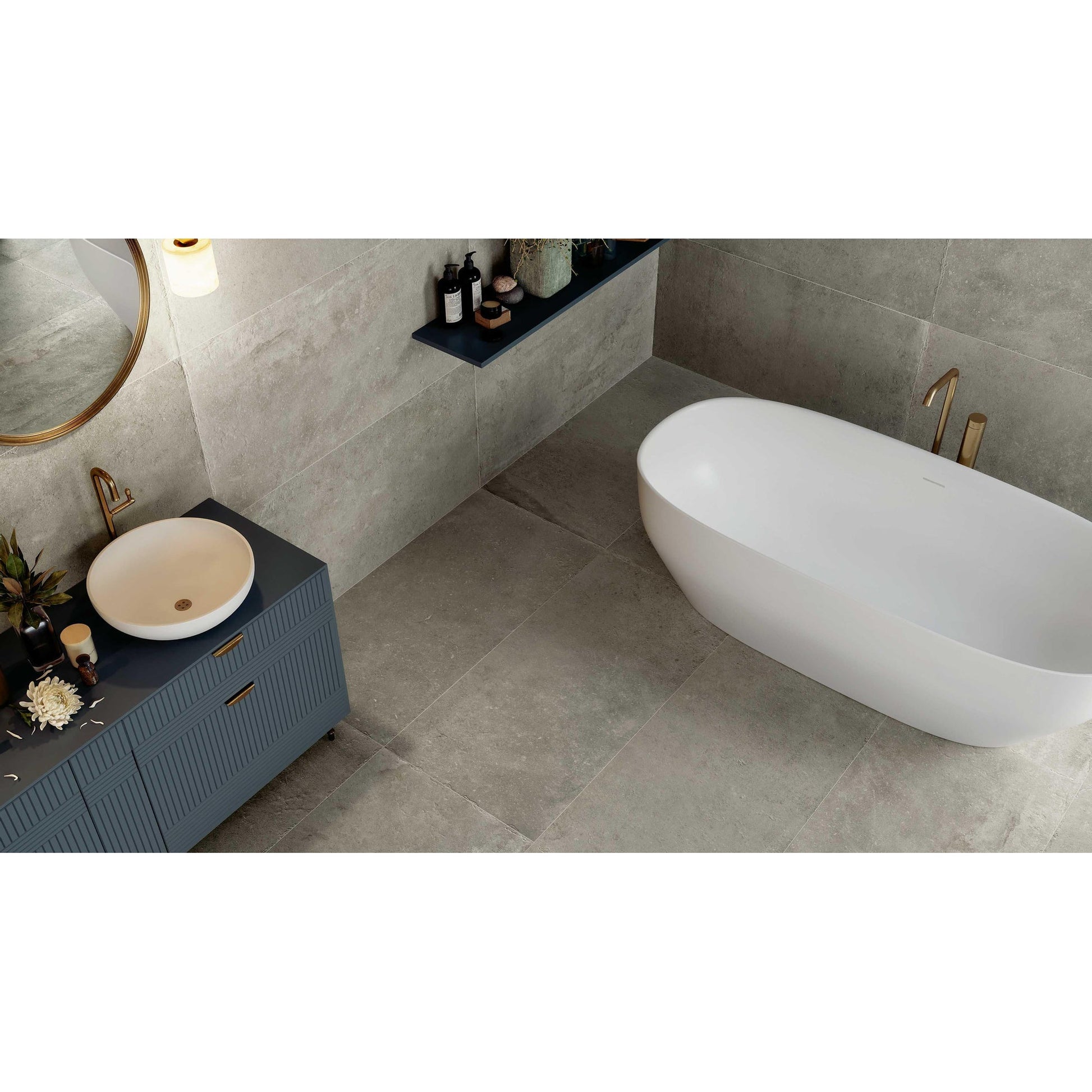 Serenissima Promenade 1069852 Vloertegel 300X600 Argento 10mm Mat Ret.R10 - Mozaiektegel.com