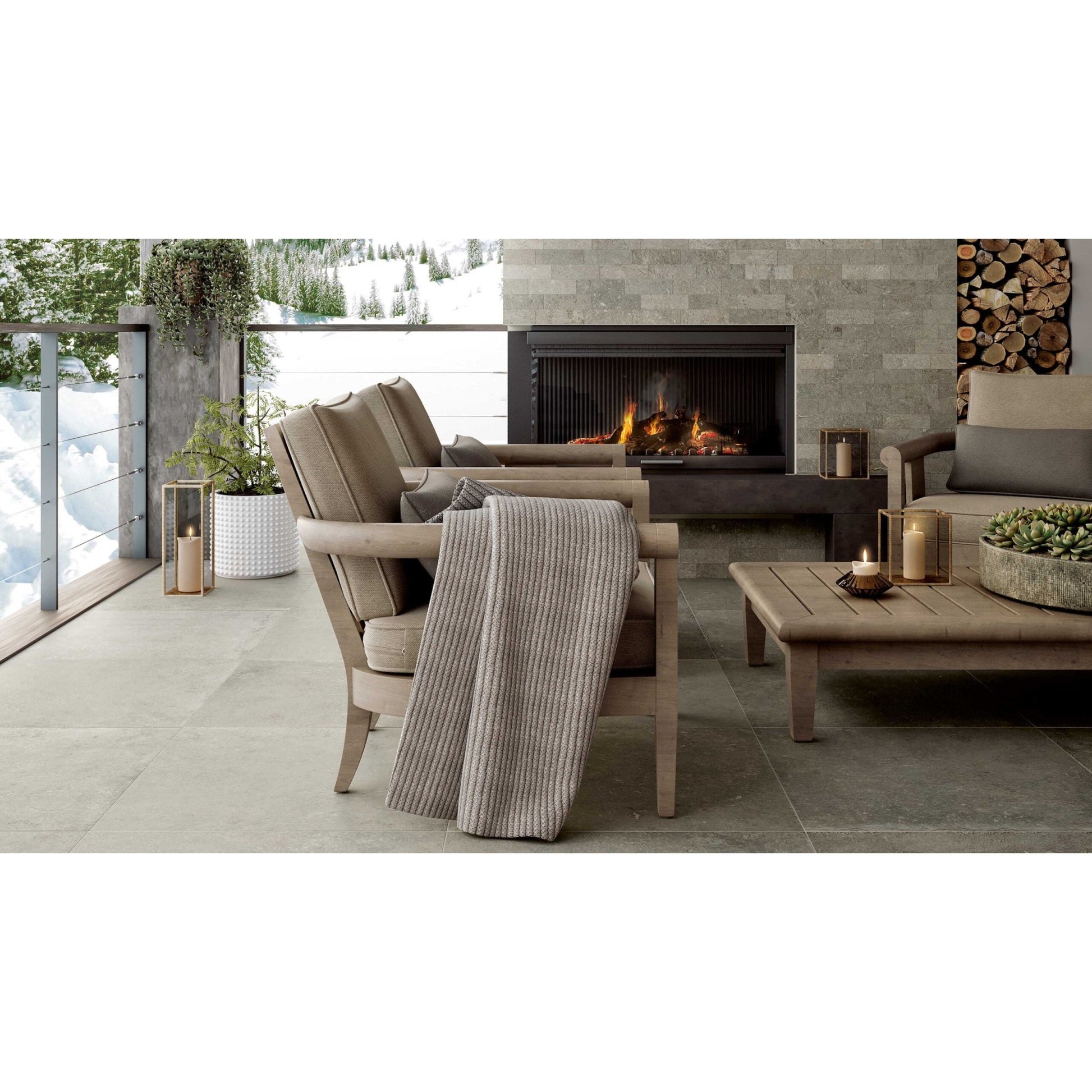 Serenissima Promenade 1069857 Vloertegel 300X600 Argento 10Mm Mat Ret.R11 - Mozaiektegel.com