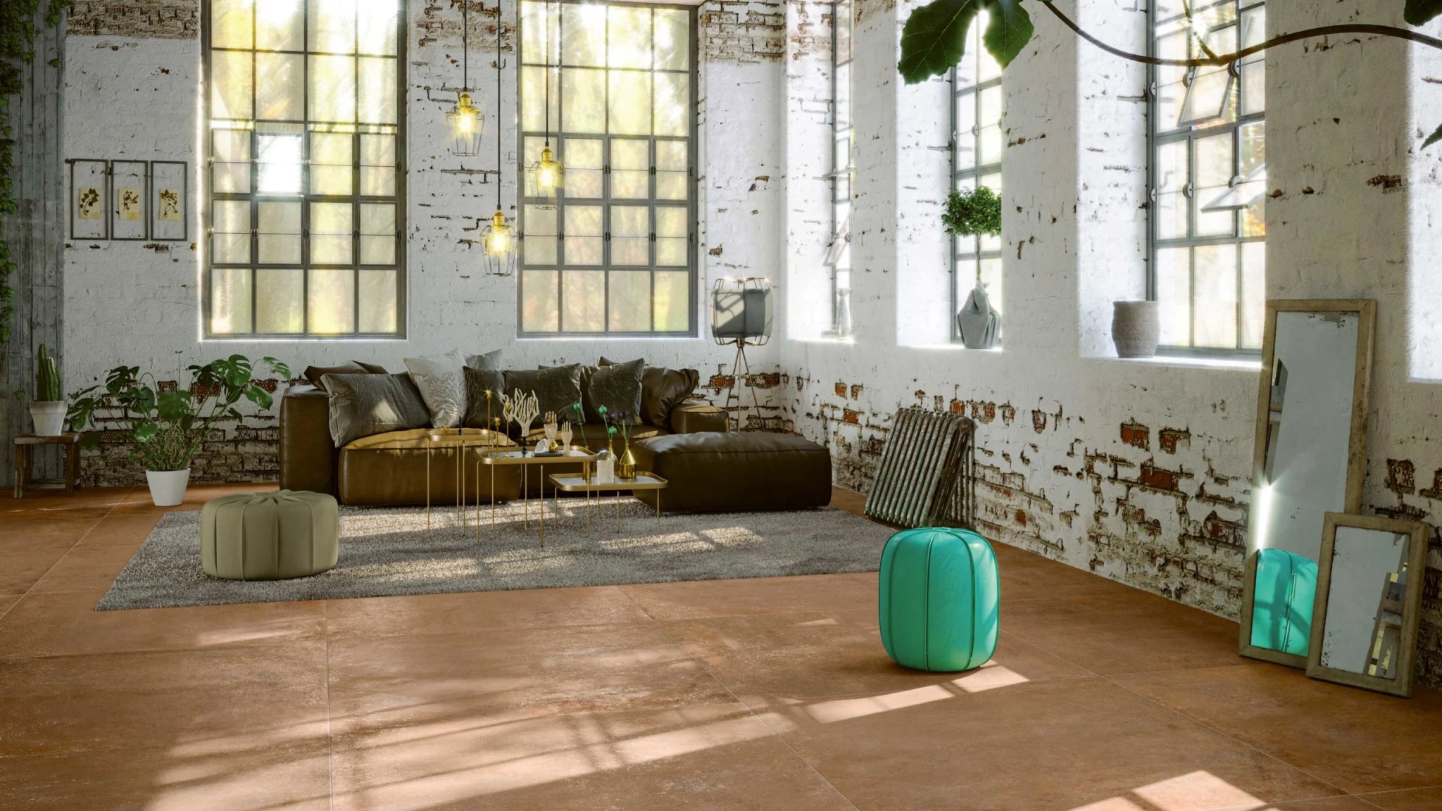 Serenissima Studio 50 1067932 Vloertegel 600X600 Terracotta 10mm Mat Ret.R11 - Mozaiektegel.com