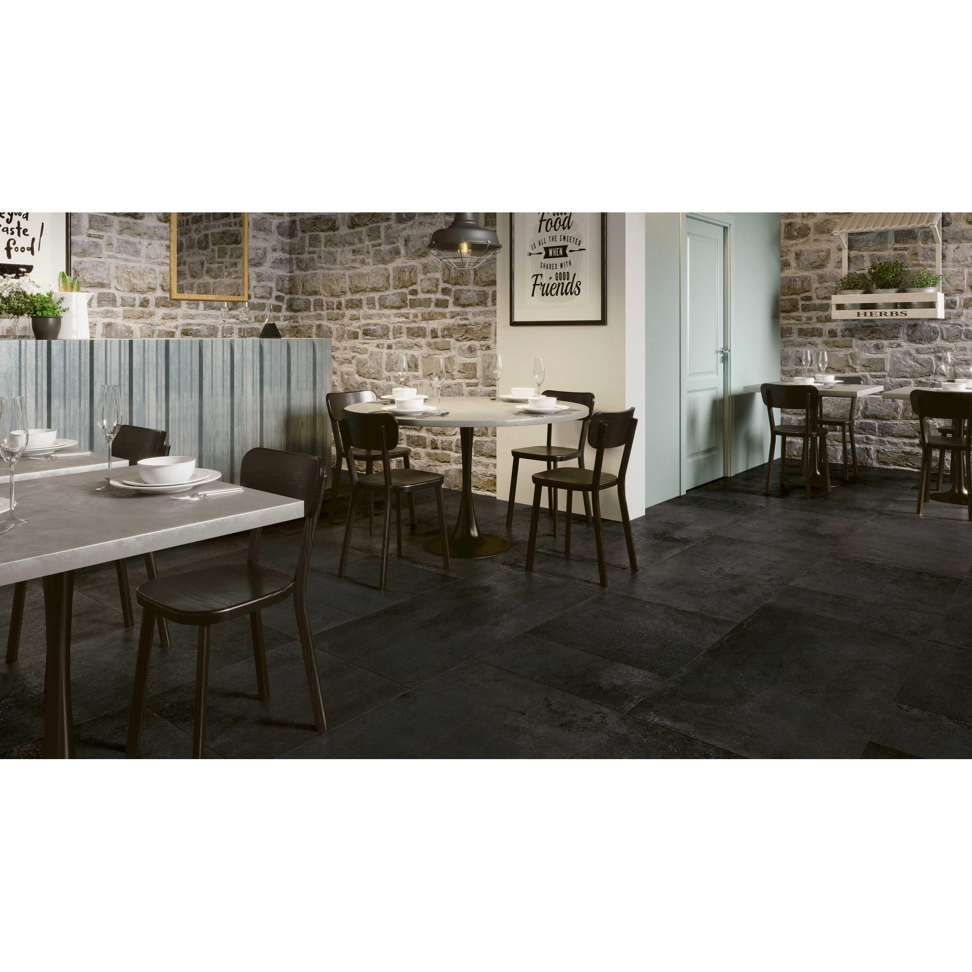 Serenissima Studio 50 1067933 Vloertegel 600X600 Corvino 10mm Mat Ret.R10 - Mozaiektegel.com