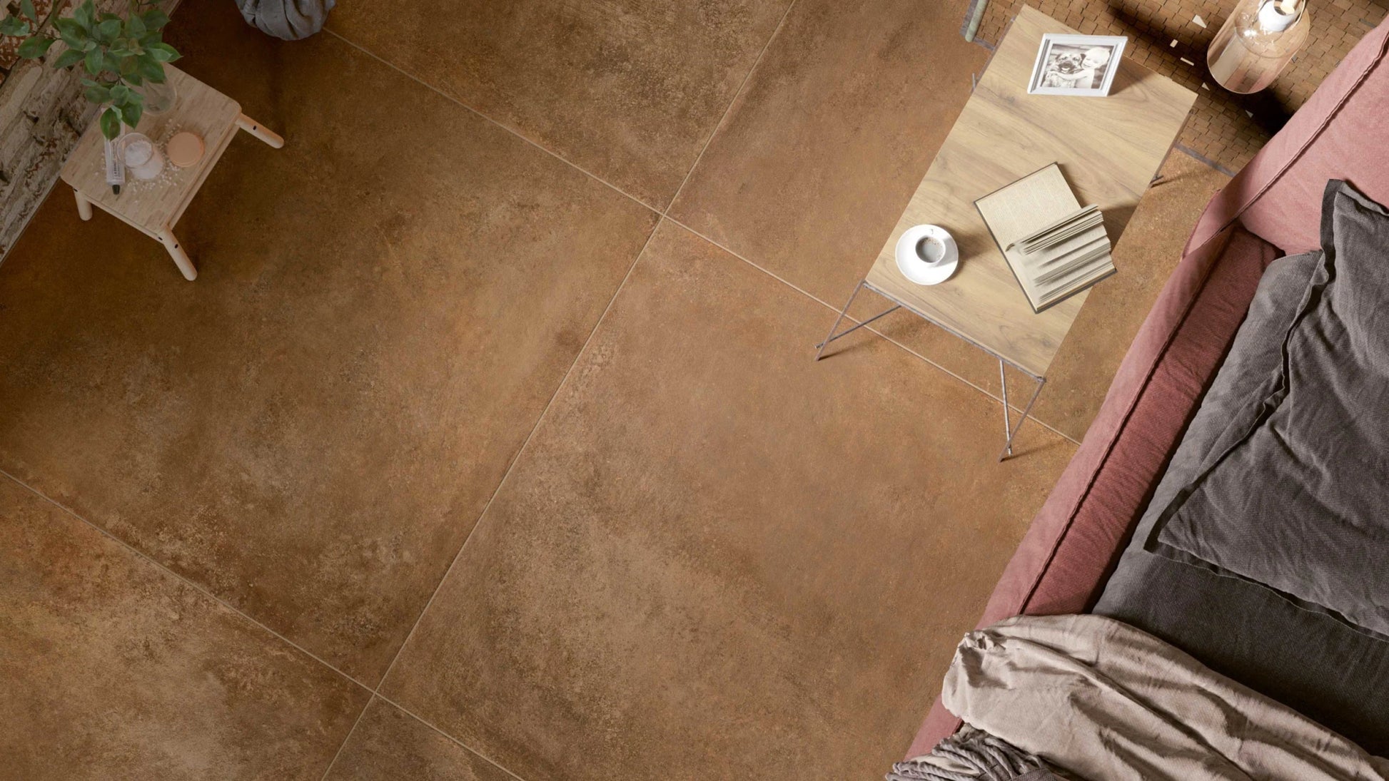 Serenissima Studio 50 1067936 Vloertegel 600X600 Terracotta 10mm Mat Ret.R10 - Mozaiektegel.com