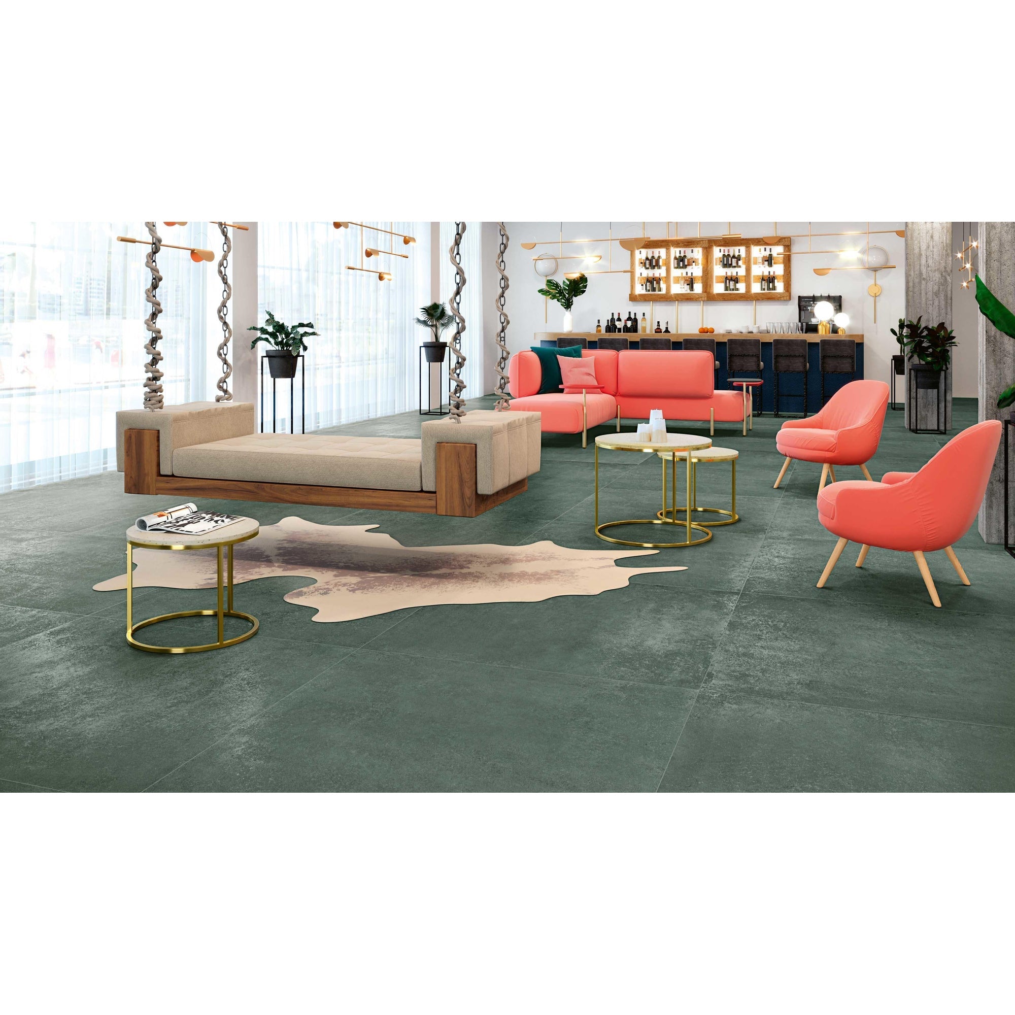 Serenissima Studio 50 1067937 Vloertegel 600X600 Verderame 10mm Mat Ret.R10 - Mozaiektegel.com