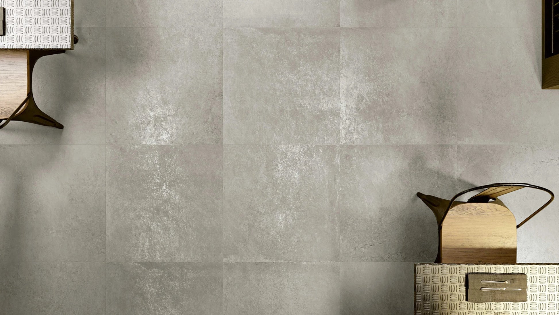 Serenissima Studio 50 1068439 Vloertegel 1000X1000 Perla 19mm Mat Ret.R10 - Mozaiektegel.com