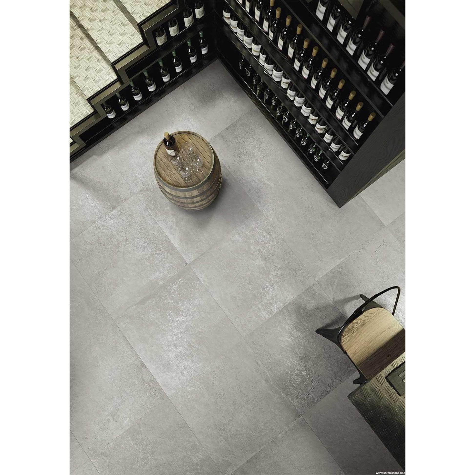 Serenissima Studio 50 1068464 Vloertegel 300X600 Perla 10mm Mat Ret.R10 - Mozaiektegel.com