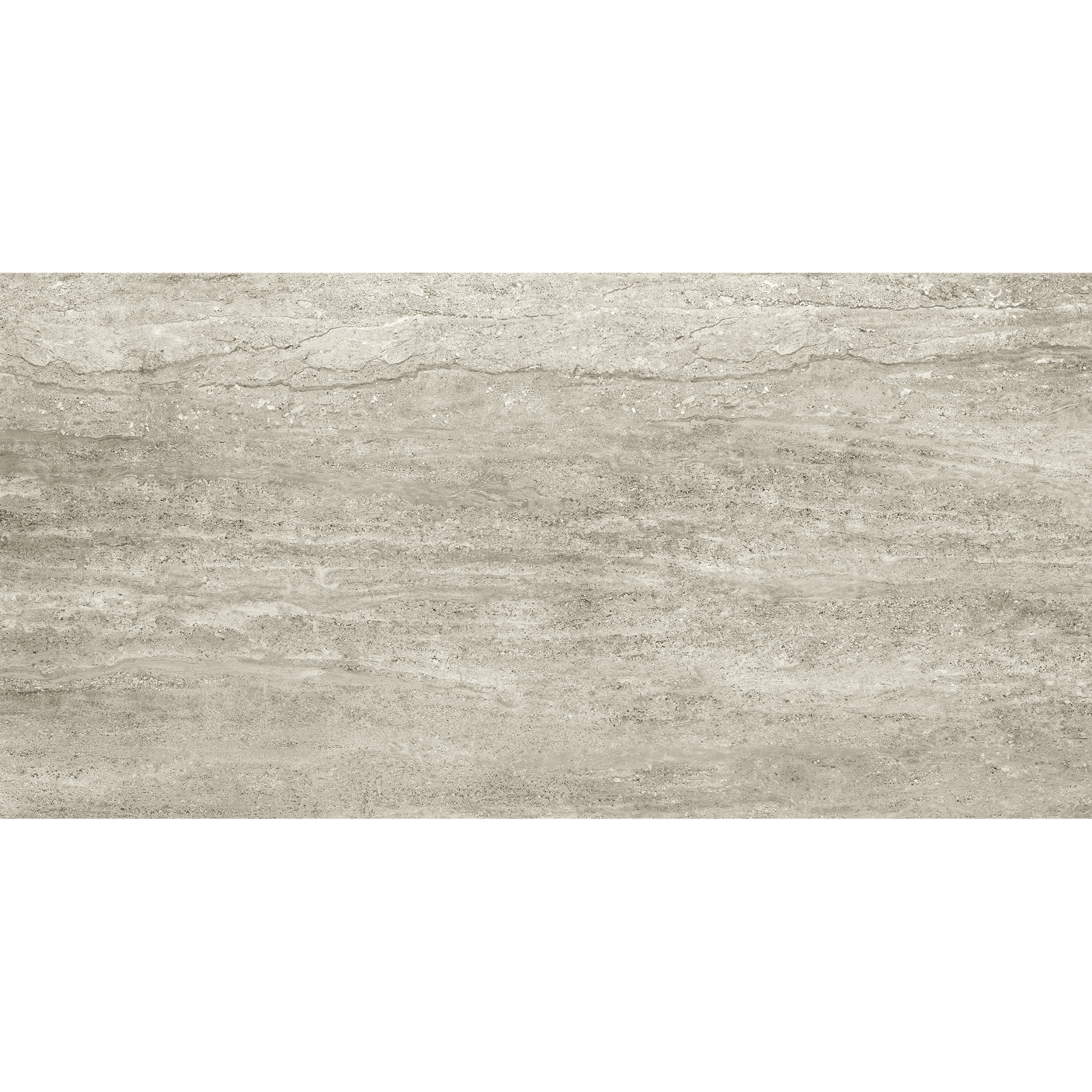 Serenissima Travertini Due 1072942 Vloertegel 600X1200 Greige 10mm Glans Ret. - Mozaiektegel.com