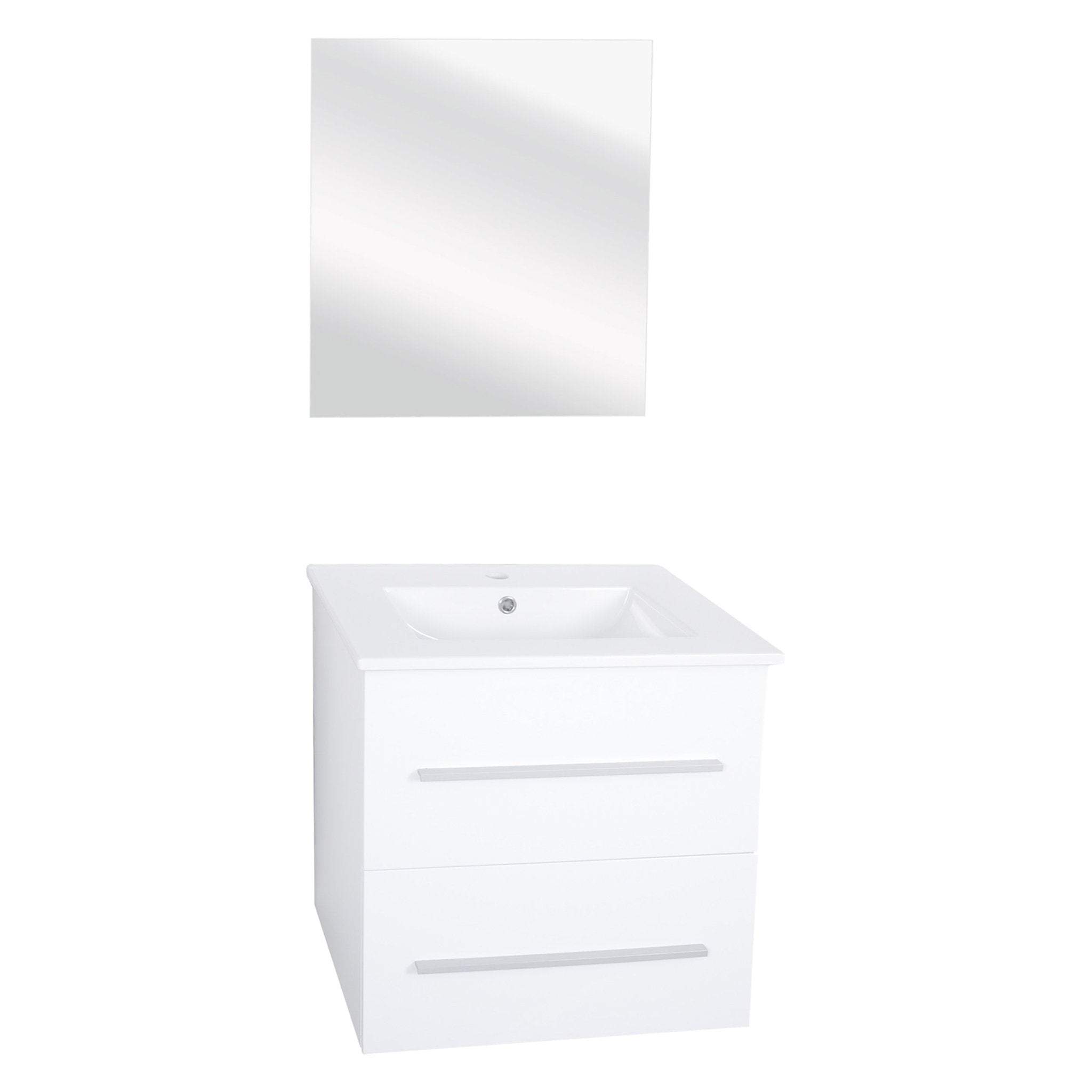 Shout badmeubel compleet knock down | wit | 60 cm - Mozaiektegel.com