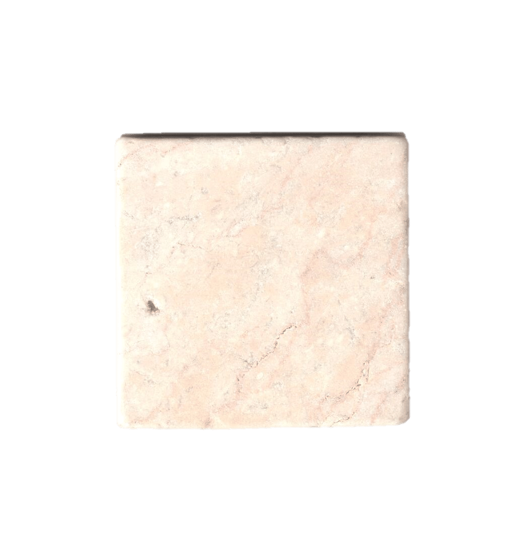Stone Line Stone Mozaiek Tegel Vierkant - Crème Marmer Ongeglazuurd 100x100mm