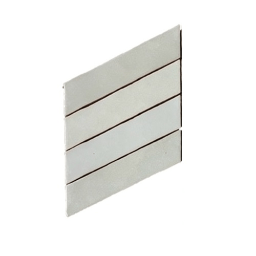 Terre d'Azur Granada Gris Claro - L 6.4x27.5 cm - Mozaiektegel.com