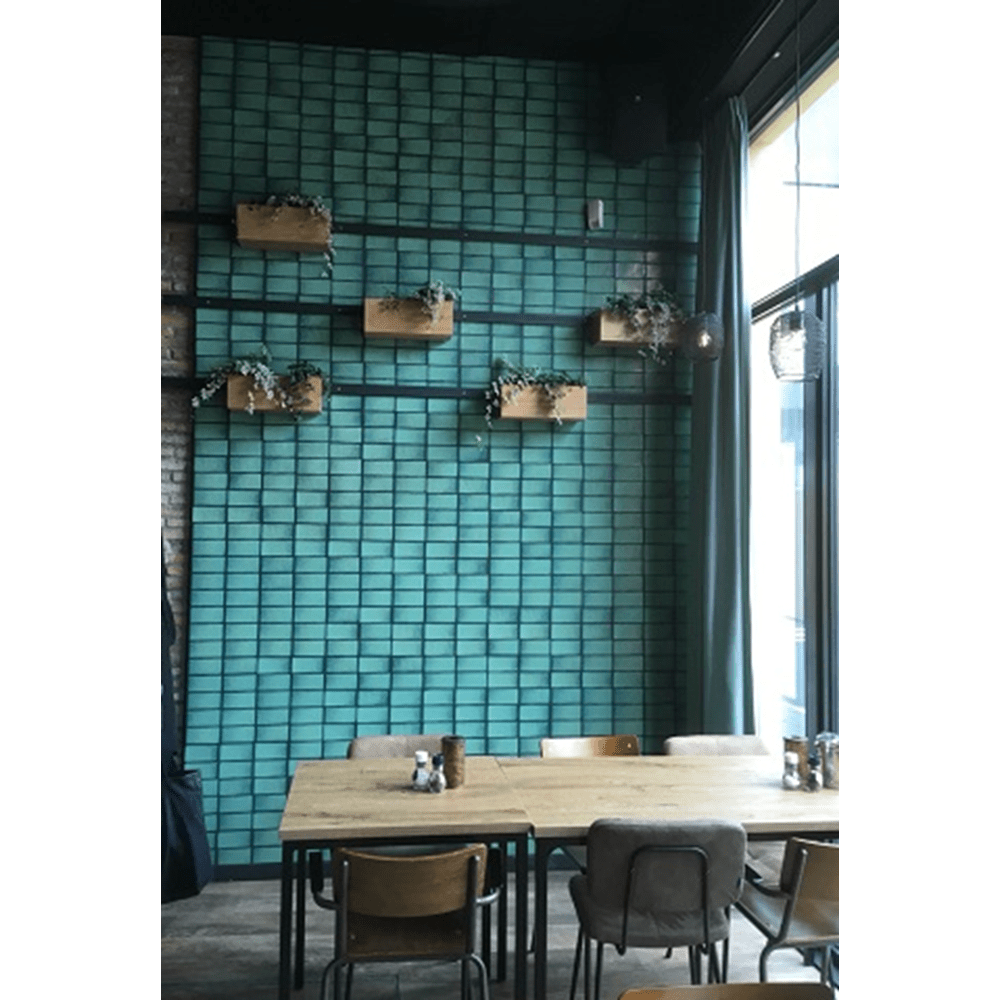 Terre d'Azur Lugo Lava Verde 7.5x15 cm - Mozaiektegel.com