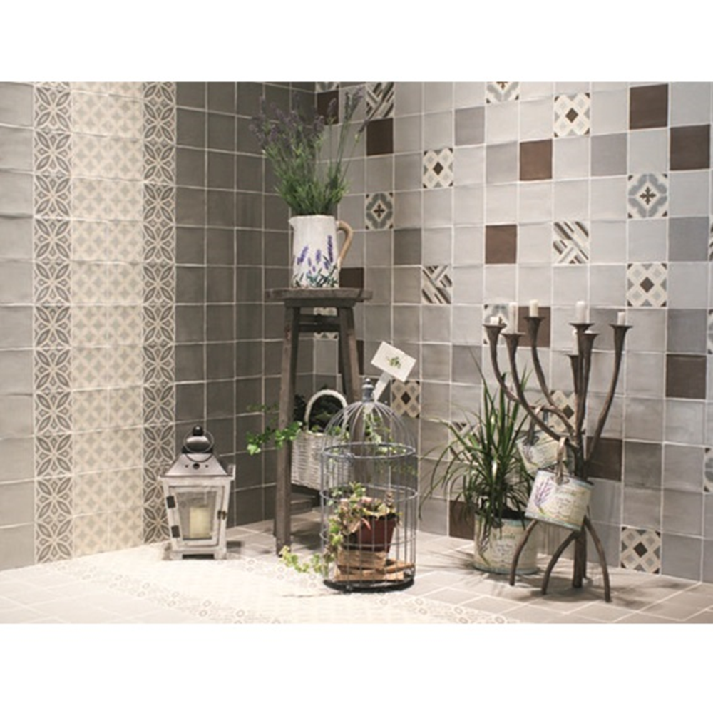 Terre d'Azur Madelaine Decor-3 13x13 cm - Mozaiektegel.com