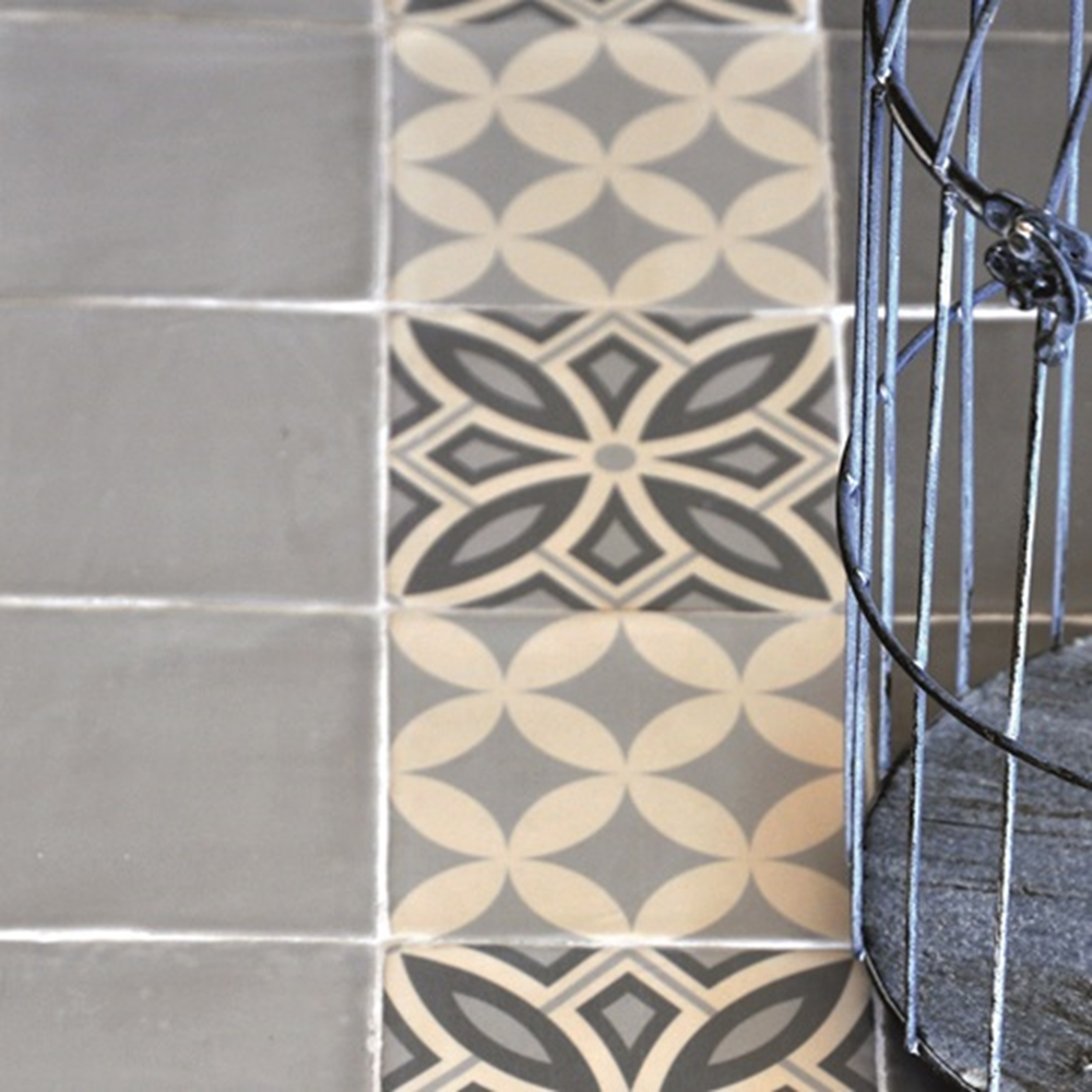 Terre d'Azur Madelaine Decor-5 13x13 cm - Mozaiektegel.com