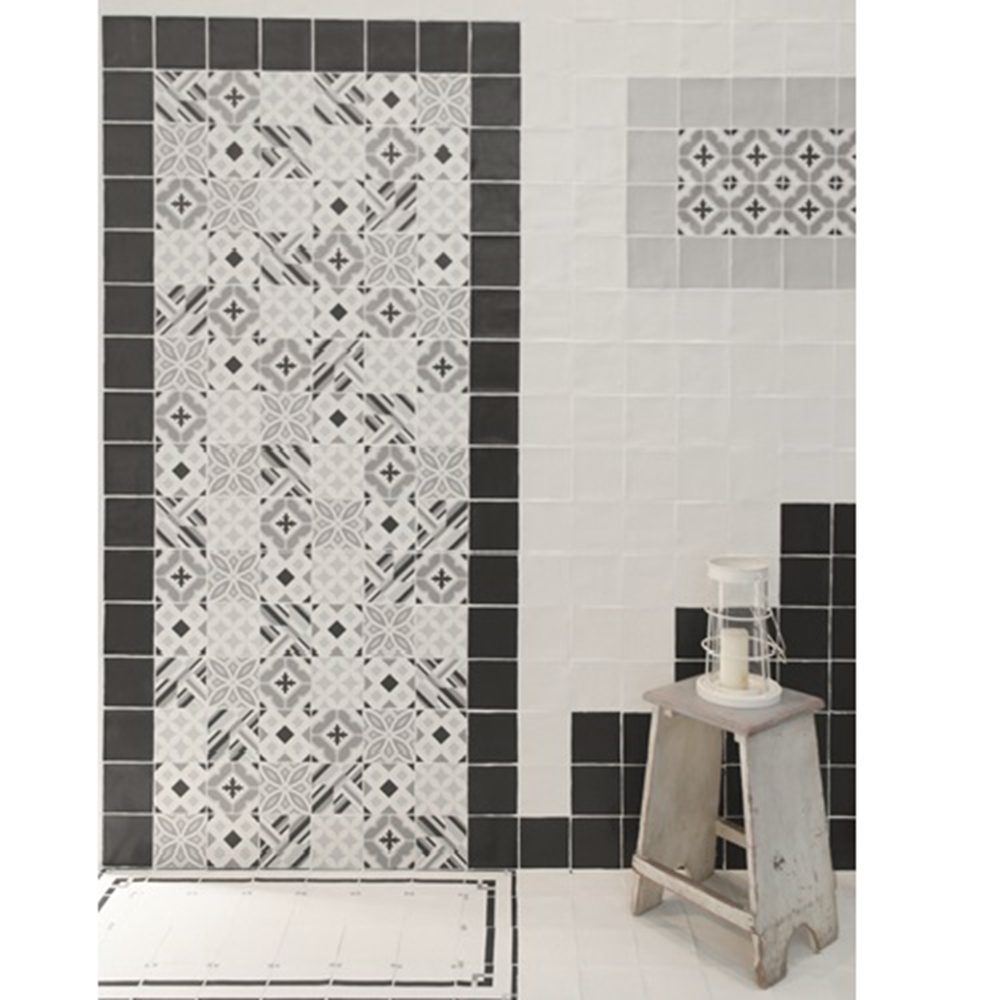 Terre d'Azur Madelaine Decor-8 13x13 cm - Mozaiektegel.com