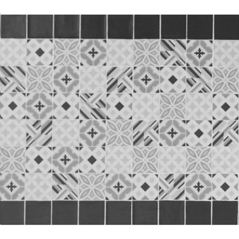 Terre d'Azur Madelaine Decor-8 13x13 cm - Mozaiektegel.com