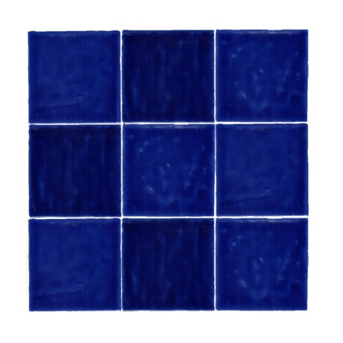 Terre d'Azur Maroc Blue Fonce Mix 11.5x11.5 cm - Mozaiektegel.com