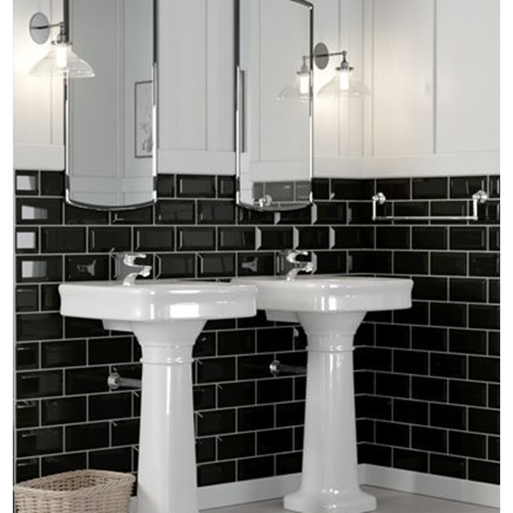 Terre d'Azur Metro Black 10x20 cm - Mozaiektegel.com