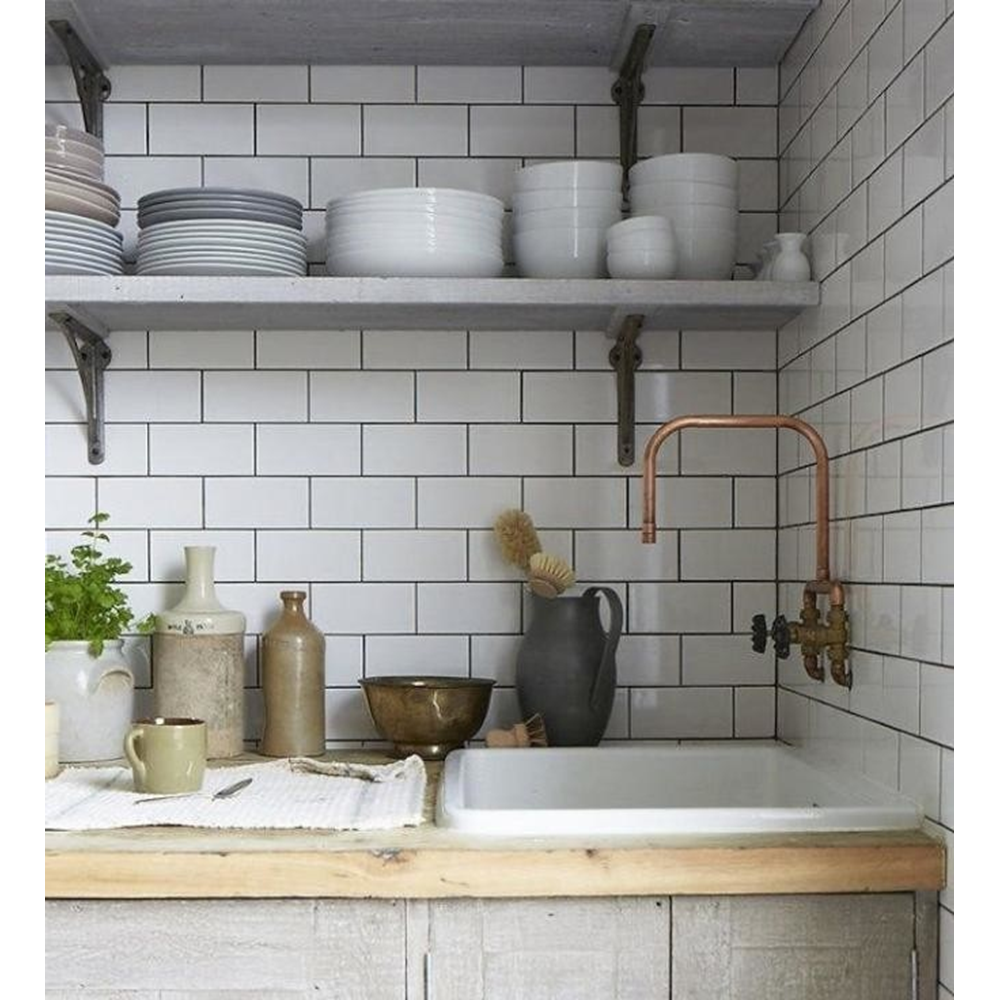 Terre d'Azur Paris White 10x20 cm - Mozaiektegel.com