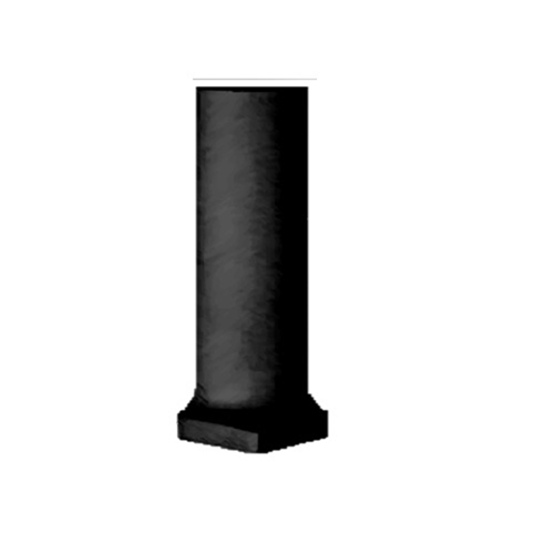 Terre d´azur Provence Noir Uitwendige Hoek 10x2.5cm - Mozaiektegel.com