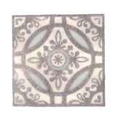 Terre d'Azur Ribiera Decor 20x20cm - Mozaiektegel.com