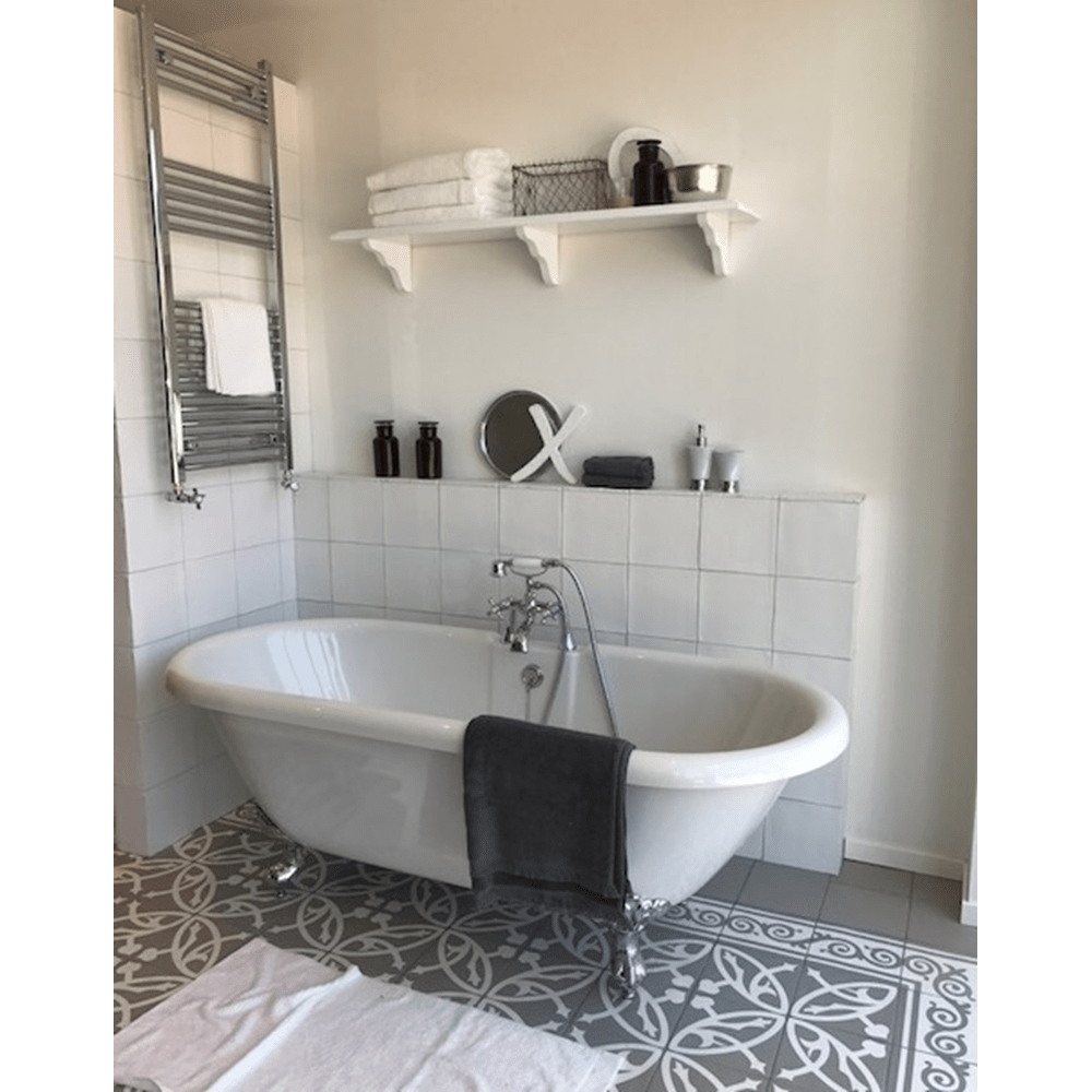 Terre d'Azur Rioja Decor 10 20x20cm - Mozaiektegel.com