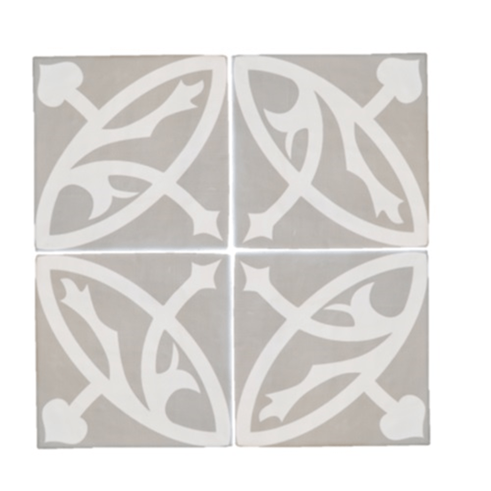 Terre d'Azur Rioja Decor 10 20x20cm - Mozaiektegel.com