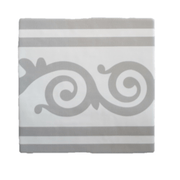 Terre d'Azur Rioja Decor 11a 20x20cm - Mozaiektegel.com