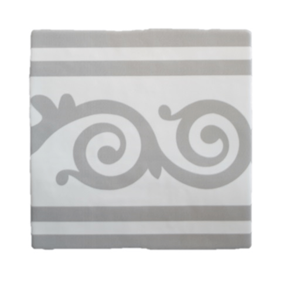 Terre d'Azur Rioja Decor 11a 20x20cm - Mozaiektegel.com