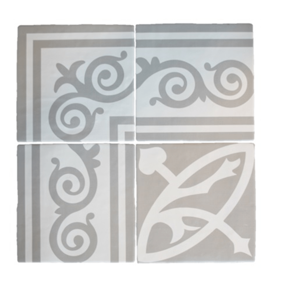 Terre d'Azur Rioja Decor 11a 20x20cm - Mozaiektegel.com