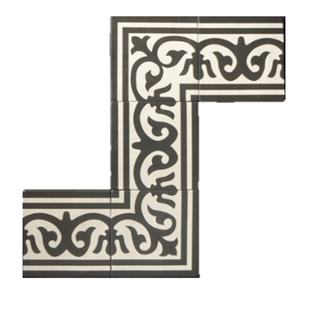 Terre d'Azur Rioja Decor 1B 20x20cm - Mozaiektegel.com