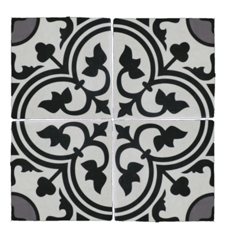 Terre d'Azur Rioja Decor 2 20x20cm - Mozaiektegel.com