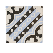 Terre d'Azur Rioja Decor 3 20x20cm - Mozaiektegel.com