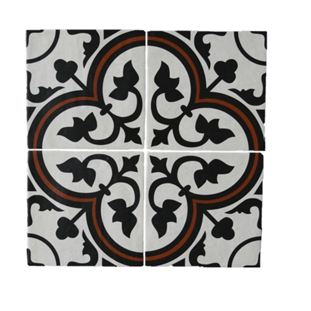 Terre d'Azur Rioja Decor 5 20x20cm - Mozaiektegel.com