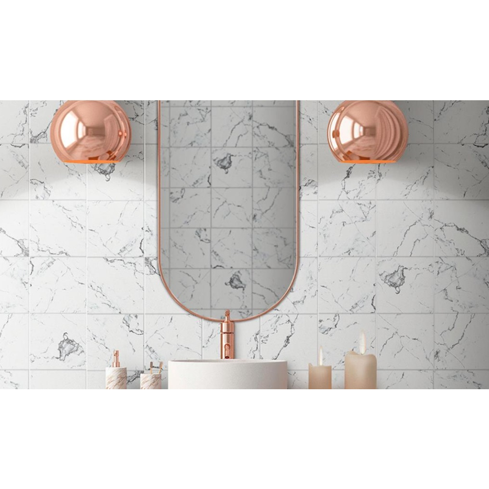 Samora White 20x20 cm - Sfeer