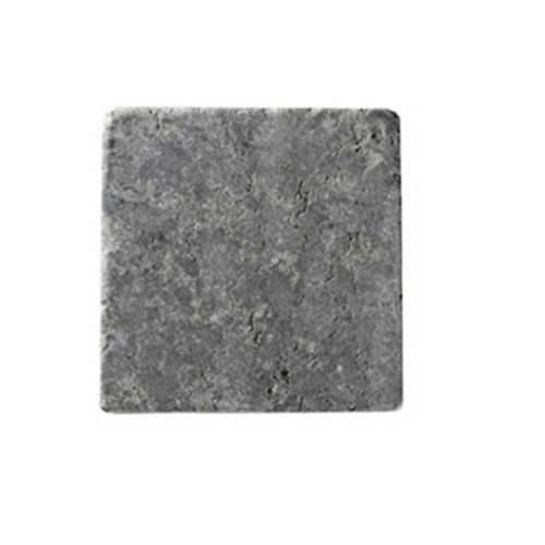 Terre d'Azur Stone - Marble Light Grey/Perla Grey 10x10 cm - Mozaiektegel.com
