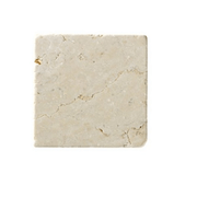 Terre d'Azur Stone - Marble White/Biancone 10x10 cm - Mozaiektegel.com