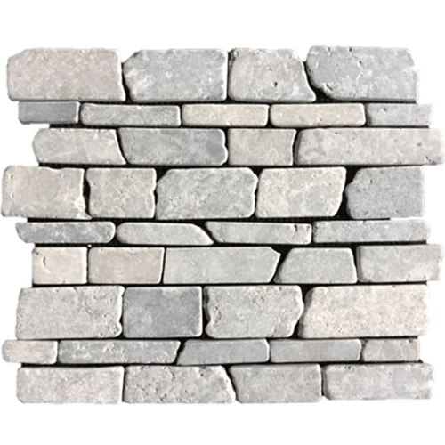 Terre d'Azur Stone Multisticks Light Grey 24x30 cm - Mozaiektegel.com