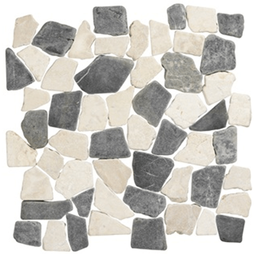 Terre d'Azur Stone Palladiana Biancone/Silva Grey 30x30 cm - Mozaiektegel.com
