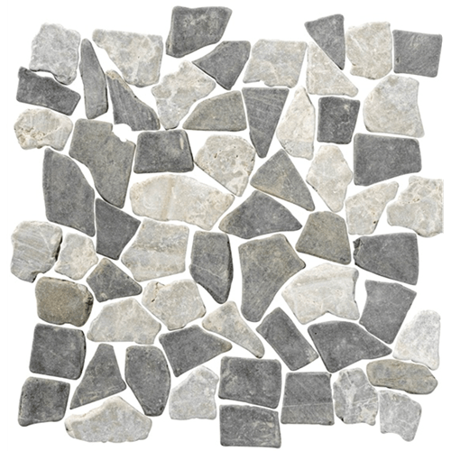 Terre d'Azur Stone Palladiana Perla Grey/Silva Grey 30x30 cm - Mozaiektegel.com