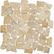 Terre d'Azur Stone Palladiana Tan Flat 30x30 cm - Mozaiektegel.com
