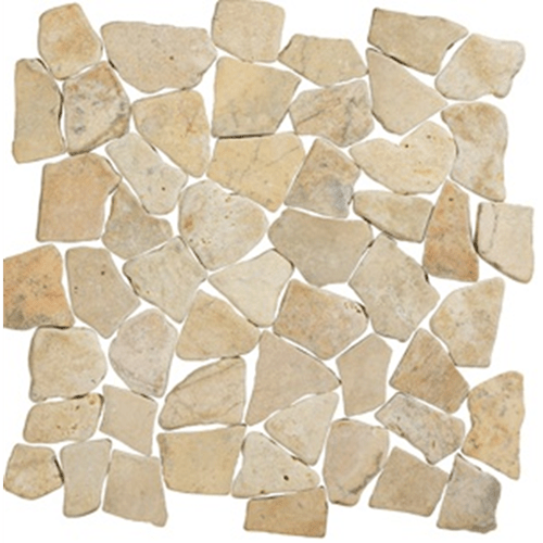 Terre d'Azur Stone Palladiana Tan Flat 30x30 cm - Mozaiektegel.com