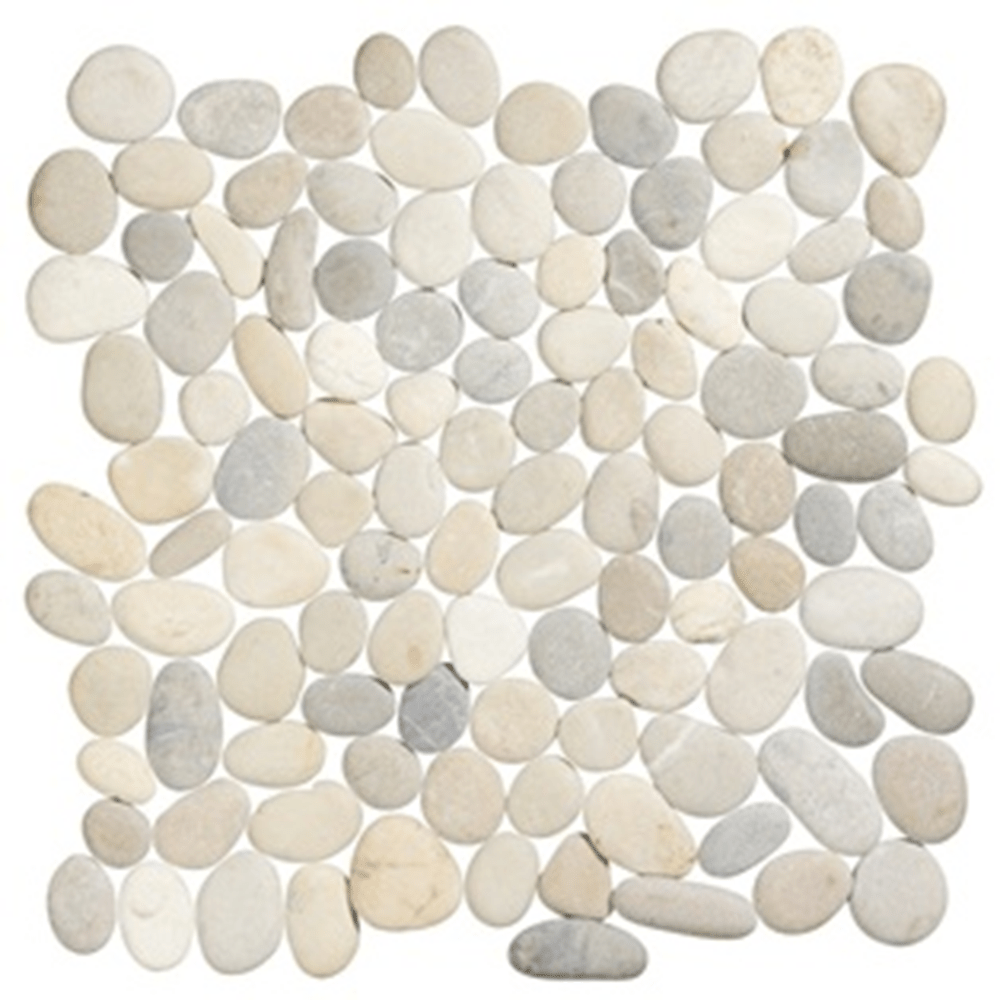 Terre d'Azur Stone Pebbles Bali Cloud 30x30 cm - Mozaiektegel.com