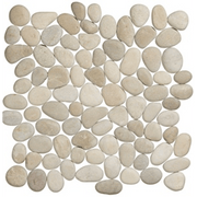 Terre d'Azur Stone Pebbles Crema 30x30 cm - Mozaiektegel.com